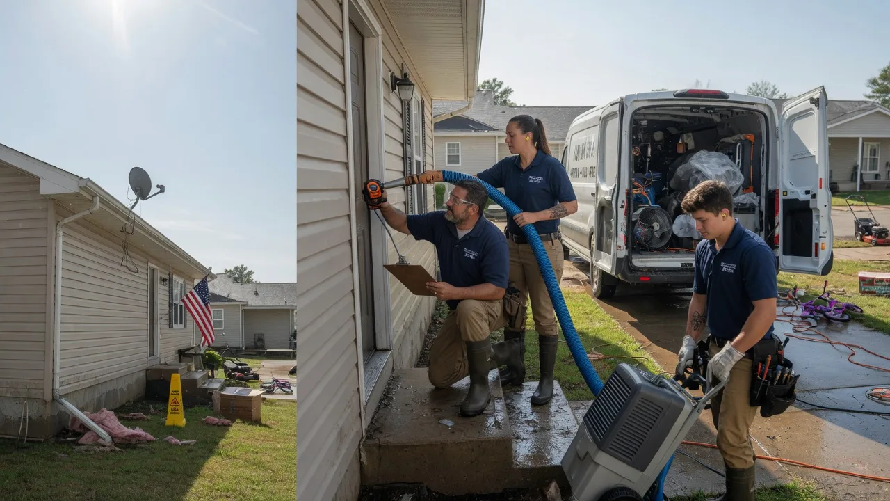 Ceiling Water Damage Restoration in Honey Grove, TX near me