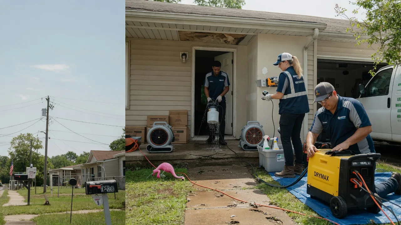 Storm Damage Water Removal in Honey Grove, TX near me